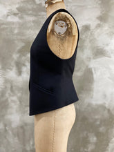 Load image into Gallery viewer, Como Tailored Waistcoat - Black