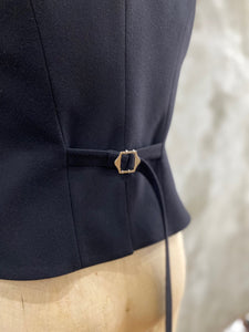 Como Tailored Waistcoat - Black