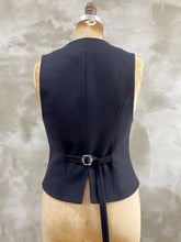 Load image into Gallery viewer, Como Tailored Waistcoat - Black