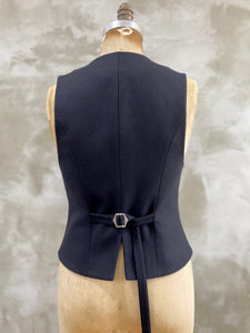 Como Tailored Waistcoat - Black