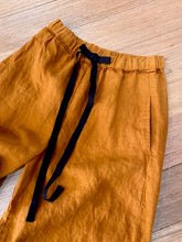 Load image into Gallery viewer, The Palazzo Pants - Mustard Linen