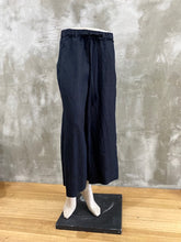 Load image into Gallery viewer, The Palazzo Pants - Black Linen