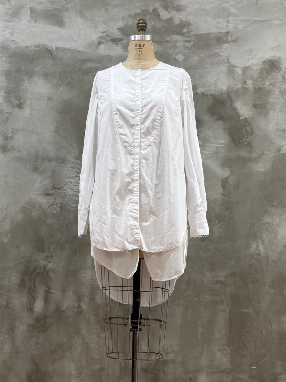 White Lyon Double Layer shirt by Robyn Black, front view