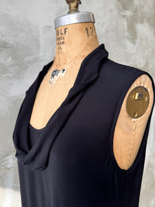 Tuscany Tunic - Black Linen
