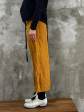 Load image into Gallery viewer, The Palazzo Pants - Mustard Linen