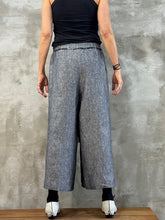 Load image into Gallery viewer, The Palazzo Pants - Salt &amp; Pepper Linen