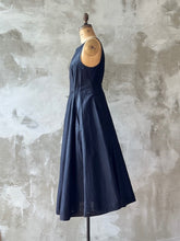 Load image into Gallery viewer, Escher Dress - Black Linen