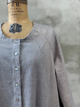 Load image into Gallery viewer, Sonia Coat Dress - Blue Pinstripe