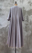 Load image into Gallery viewer, Sonia Coat Dress - Blue Pinstripe