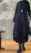 Load image into Gallery viewer, Hoodie Dress - Black