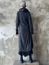 Load image into Gallery viewer, Hoodie Dress - Herringbone Wool