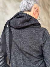 Load image into Gallery viewer, Hoodie Dress - Herringbone Wool