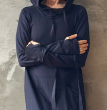 Load image into Gallery viewer, Hoodie Dress - Black