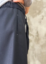 Load image into Gallery viewer, The Winter Palazzo Pants - Black Wool
