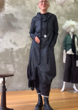 Load image into Gallery viewer, Hoodie Dress - Chevron Wool