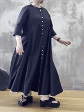 Load image into Gallery viewer, Sonia Coat Dress - Black